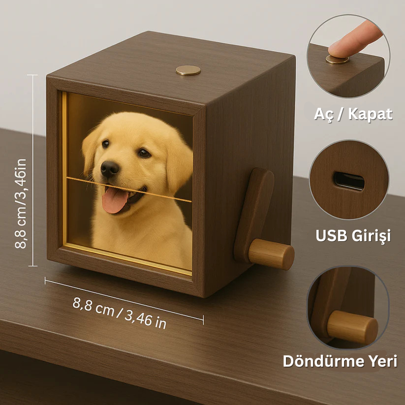 Kişiye Özel Fotoğraflı Kutu
